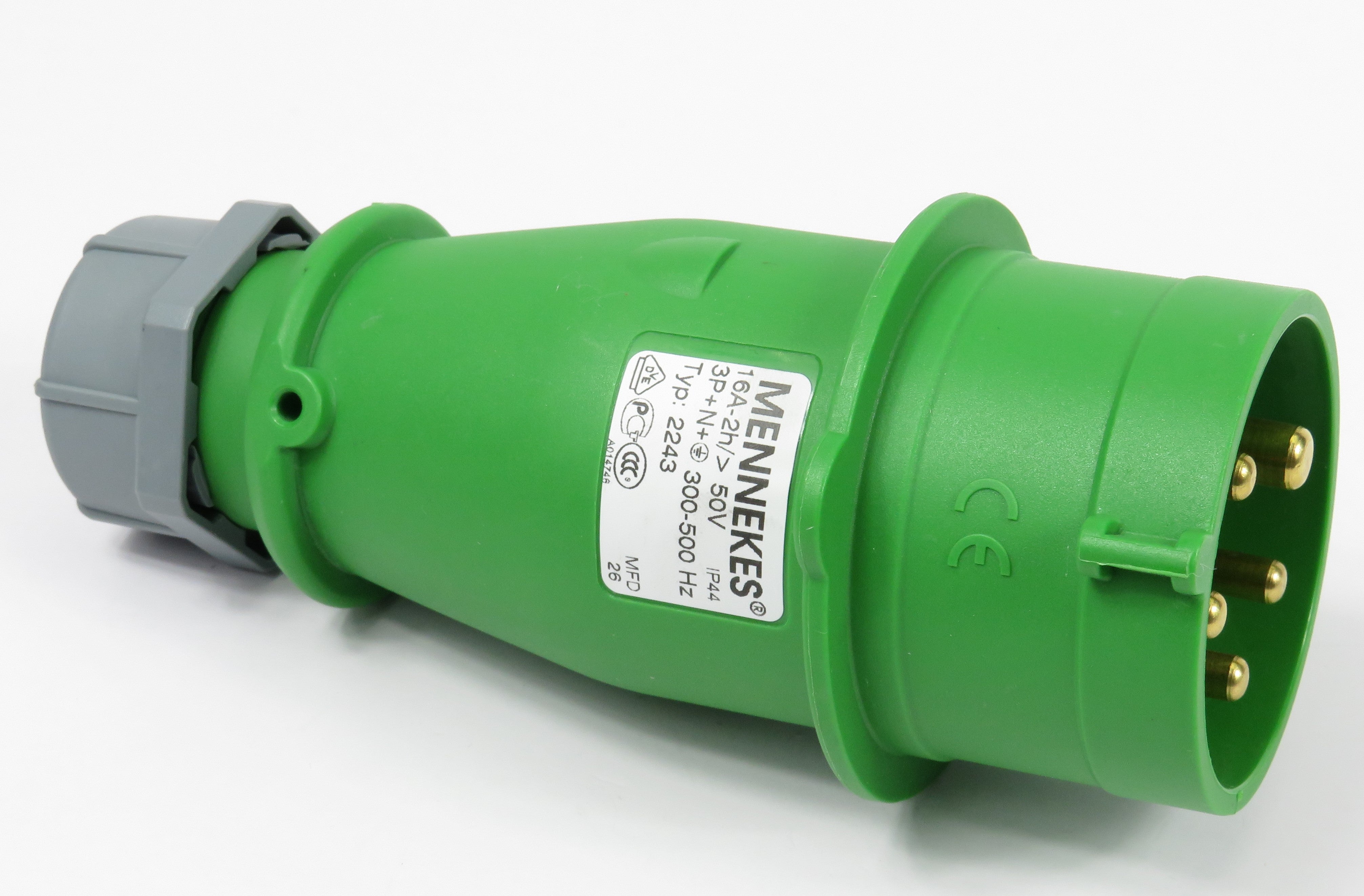 曼尼克斯插头 254/ 2243/ 2271 ;螺丝端子,16A-4P,50-500V/ 16A-5P,50-500V/ 16A-3P,50-500V, IP44