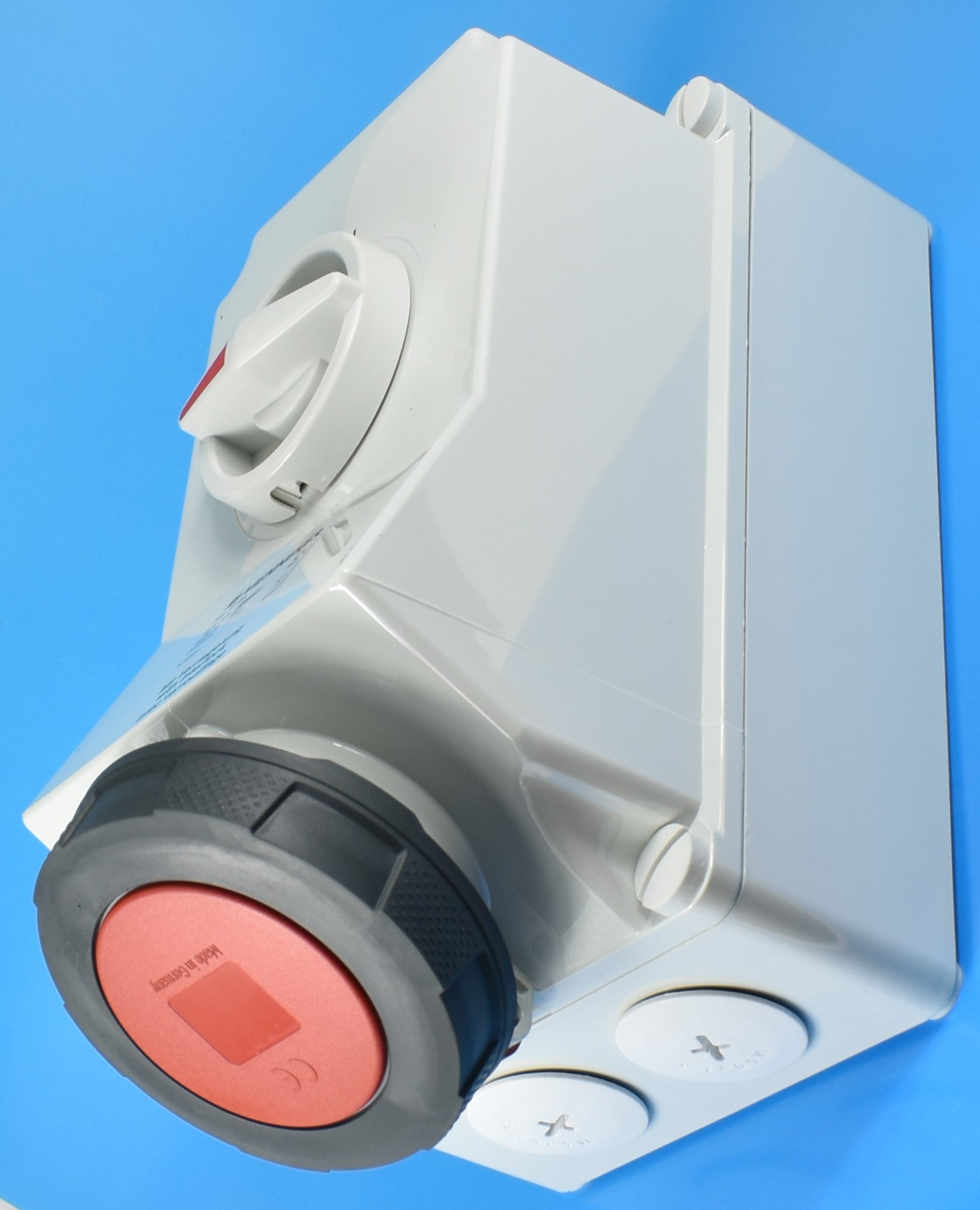 Mennekes 开关和联锁 5110/ 5113 插座；壁挂式，63A-4P-415V / 63A-5P-415V，IP67