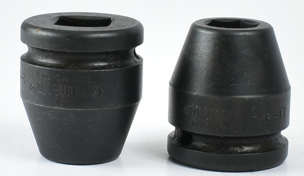 MOMENTO 冲击套筒，内螺纹方形 3/4"，2-17 至 2-30=1 3/16，ISO 9001 和 ISO 14001 认证