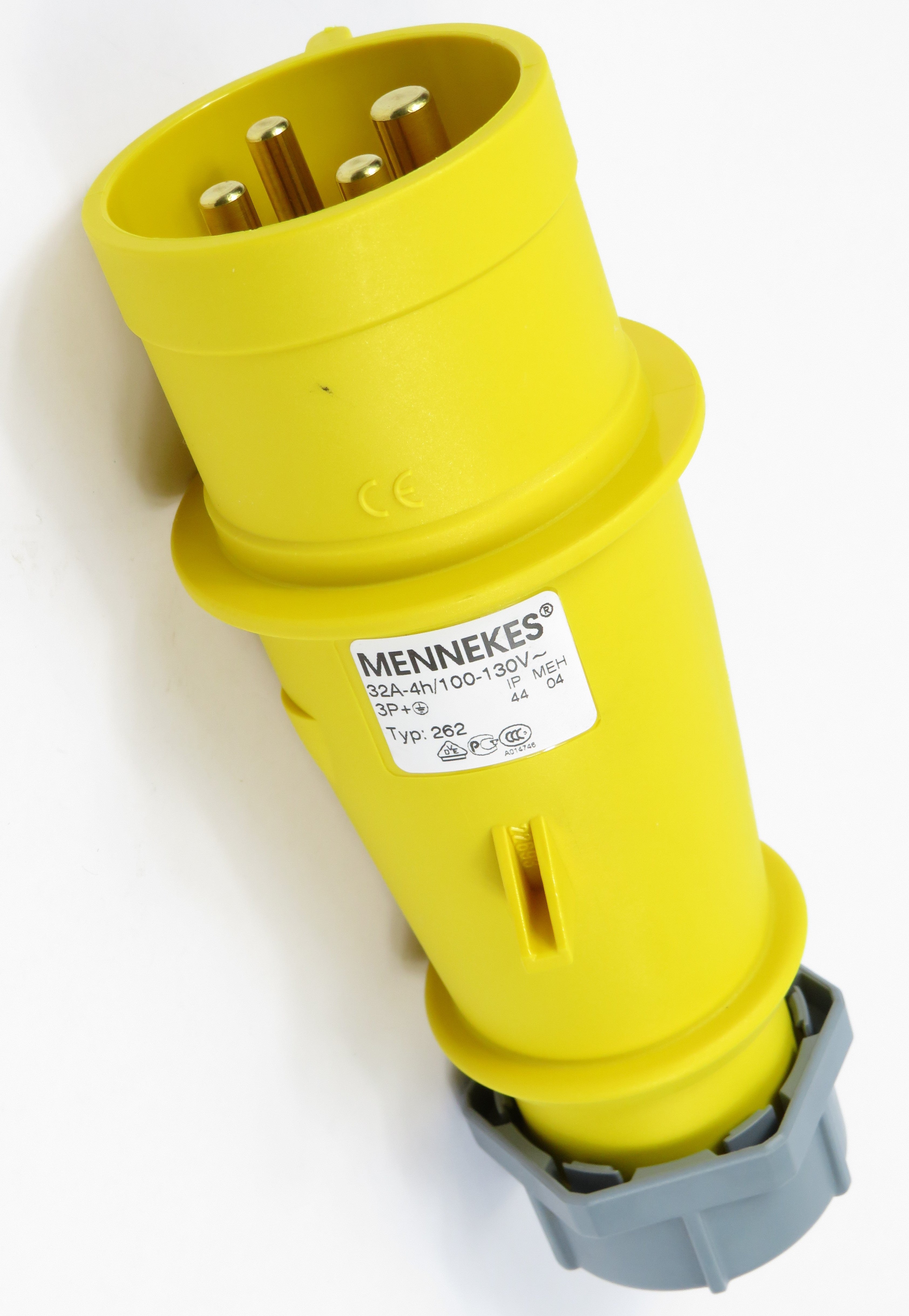 曼尼克斯插头 250 / 262；螺钉端子，16A-4P-110V/ 32A-4P-110V，IP44