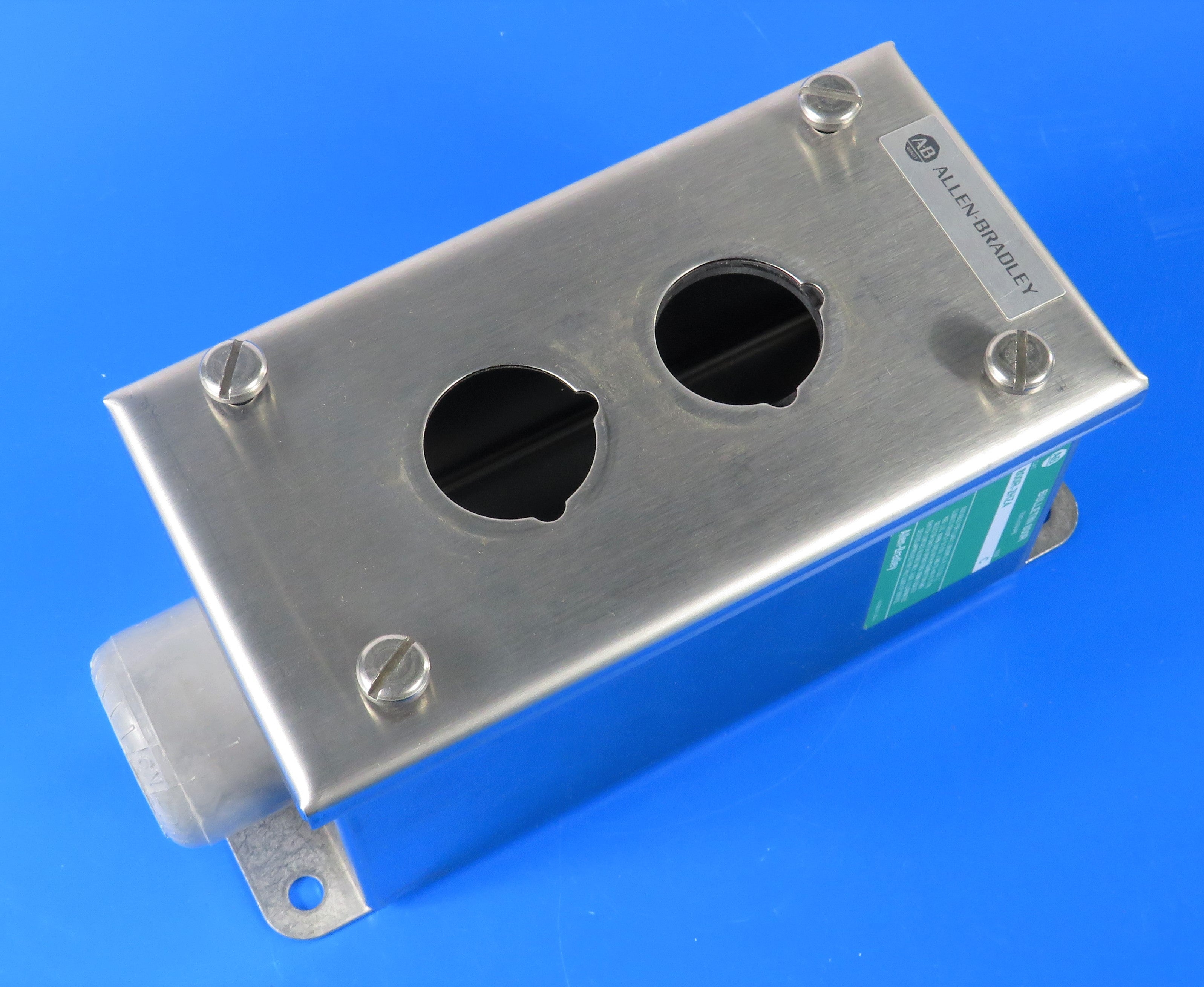 ALLEN BRADLEY/ ROCKWELL PUSH BUTTON ENCLOSURE, SS, 800R-1HZ4/ 2HZ4/ 3HZ4/ 4HZ4/ 5HZ4/ 6HZ4