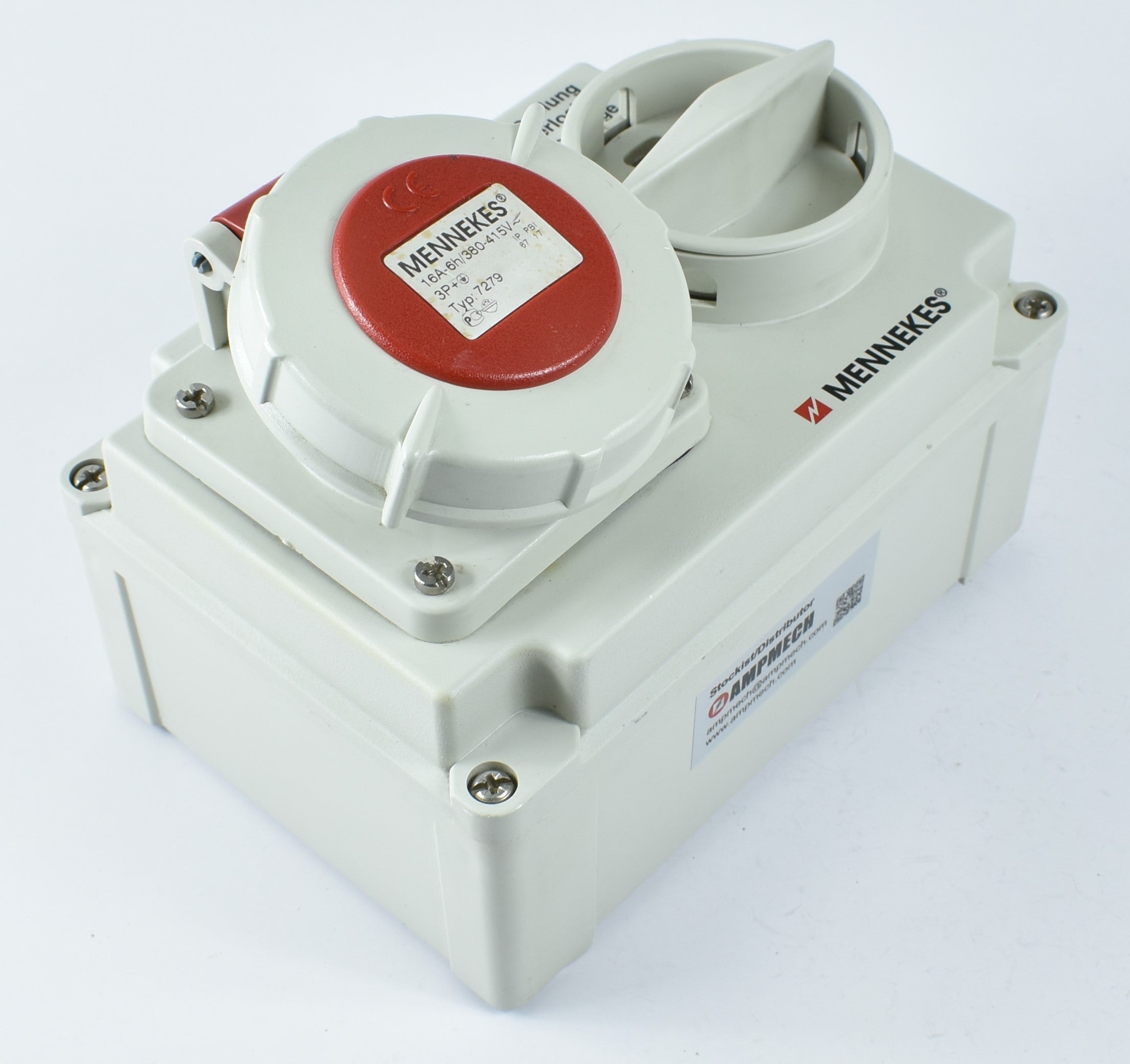 曼尼克斯插座 7275/ 7279；开关式，16A-4P-415V，IP44/ 16A-4P-415V，IP67