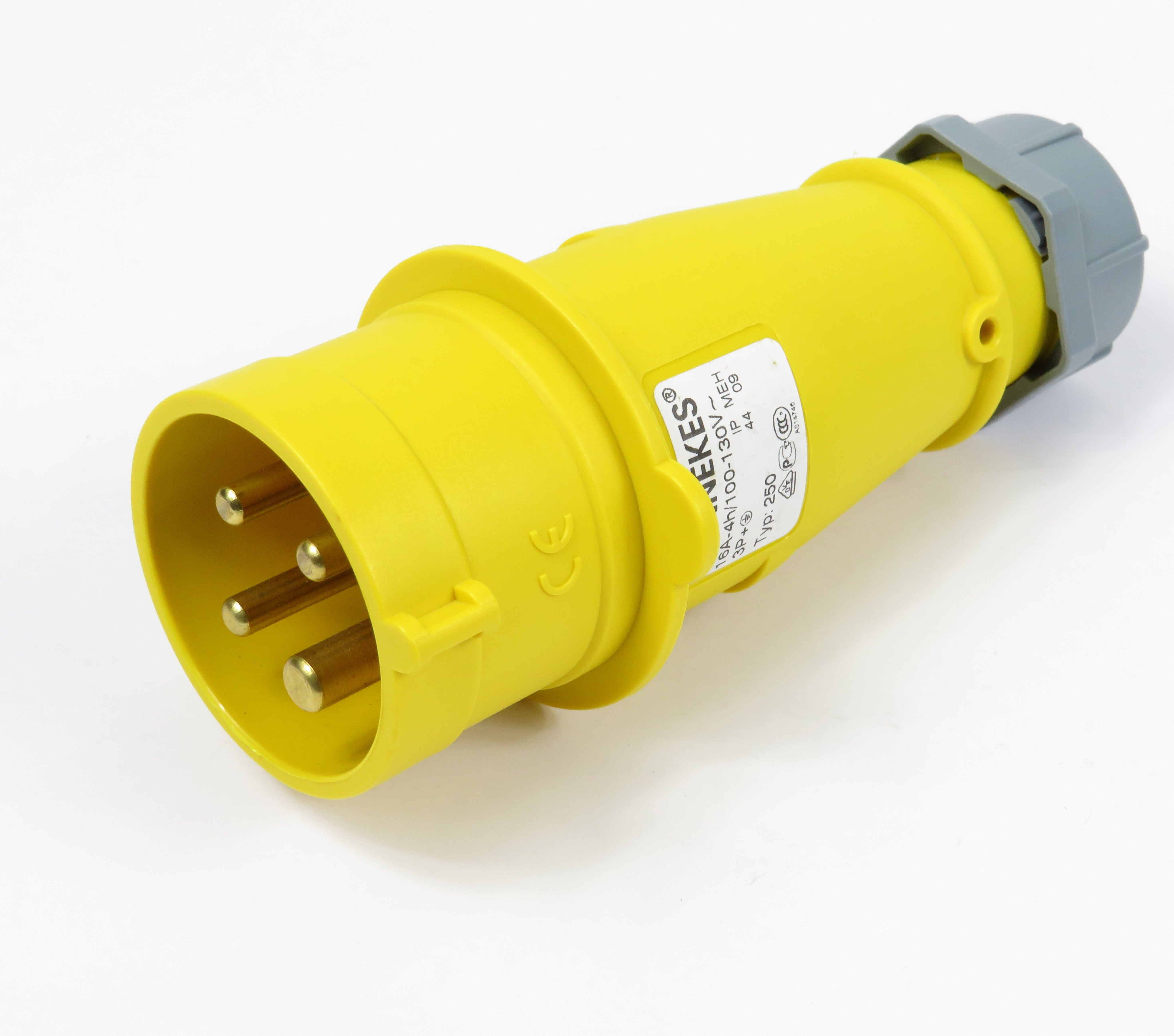 曼尼克斯插头 250 / 262；螺钉端子，16A-4P-110V/ 32A-4P-110V，IP44