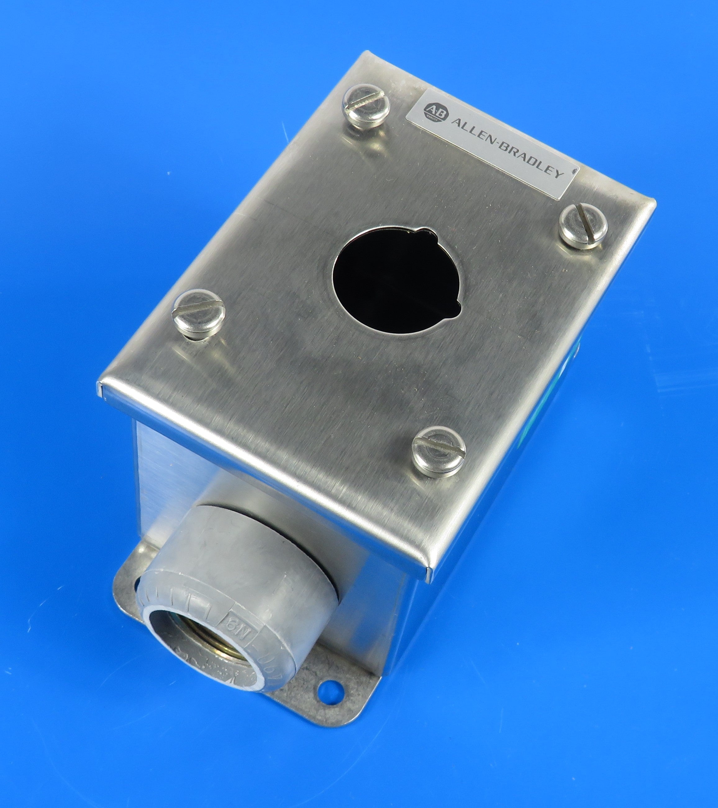ALLEN BRADLEY/ ROCKWELL PUSH BUTTON ENCLOSURE, SS, 800R-1HZ4/ 2HZ4/ 3HZ4/ 4HZ4/ 5HZ4/ 6HZ4