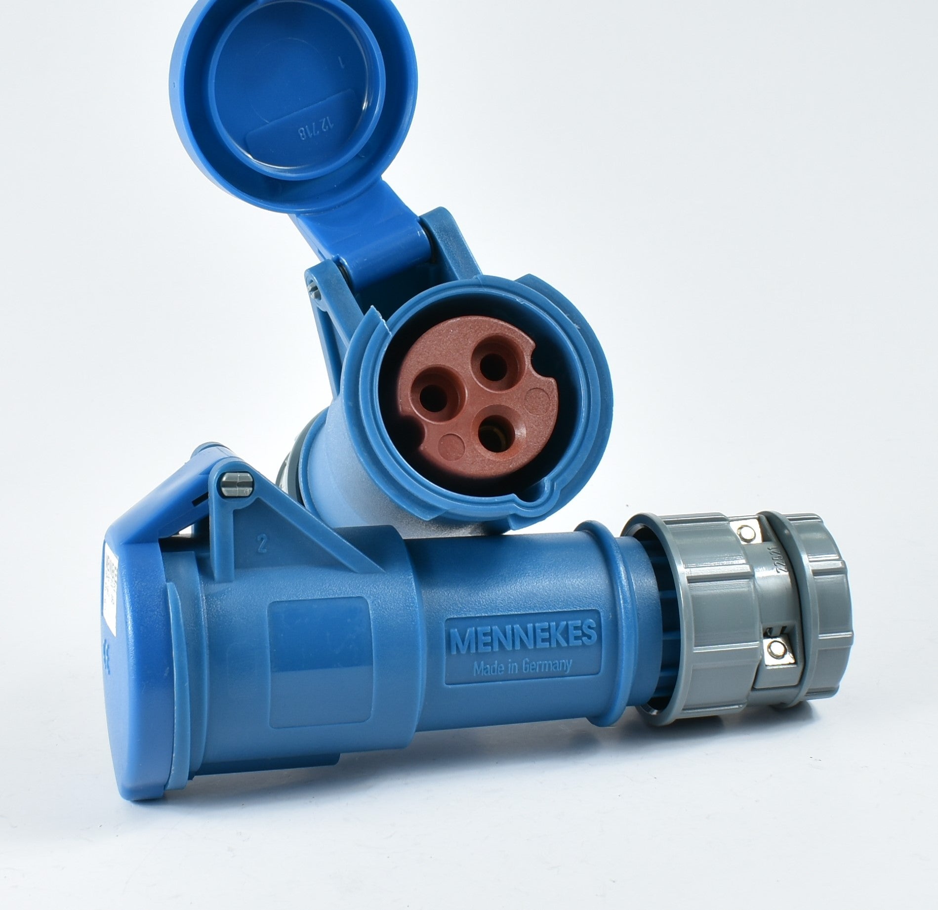 MENNEKES CONNECTOR 3954/ 3958/ 3970; POWER TOP, SCREW TERMINALS, 16A-3P-230V/ 16A-4P-415V/ 32A-4P-415V, IP44