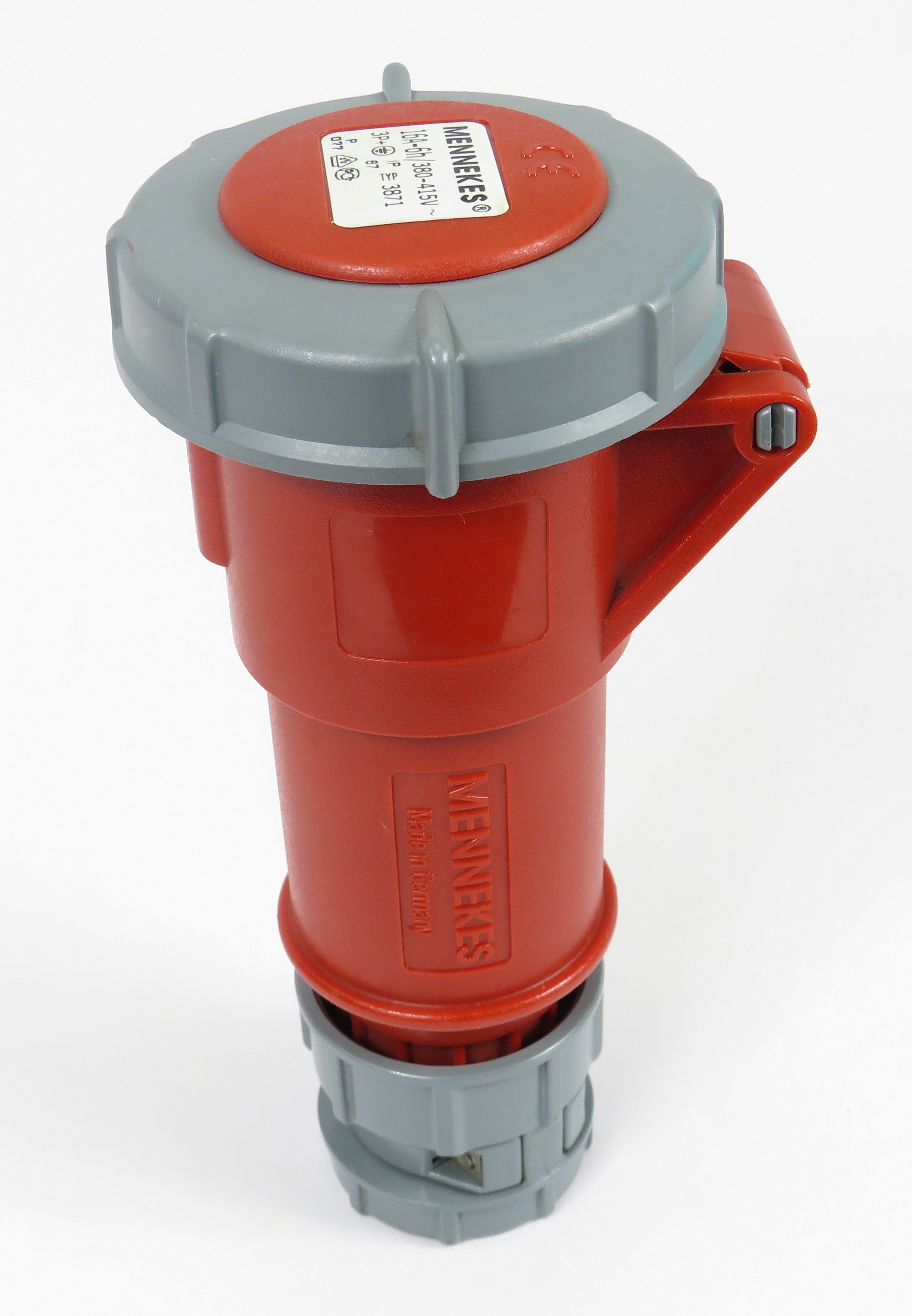 曼奈克斯连接器 3871；顶部电源，螺丝端子，16A-4P-415V，IP67