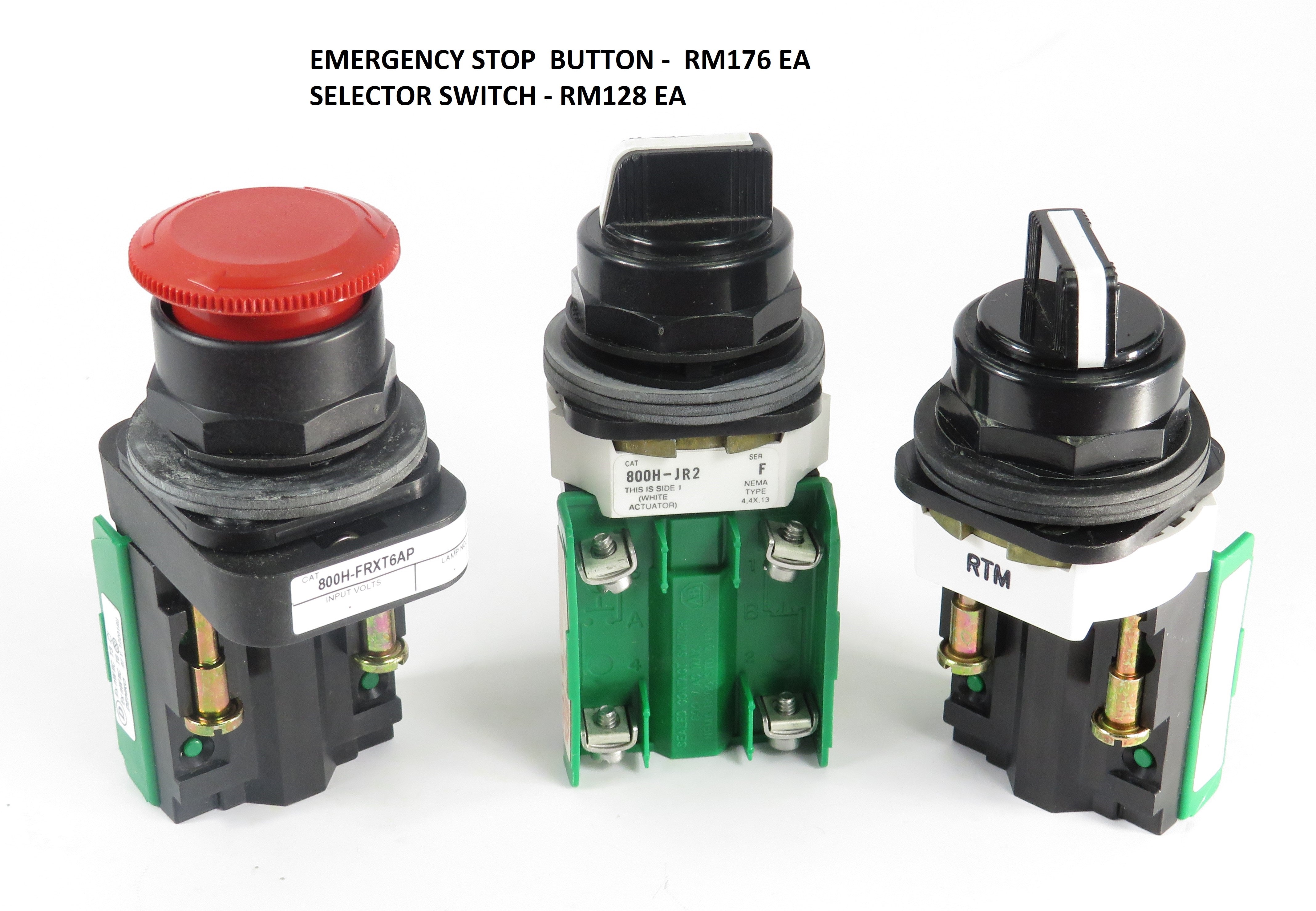 ALLEN BRADLEY/ ROCKWELL SWITCH, SELECTOR, AB#800H-HR2AP / HR5AP