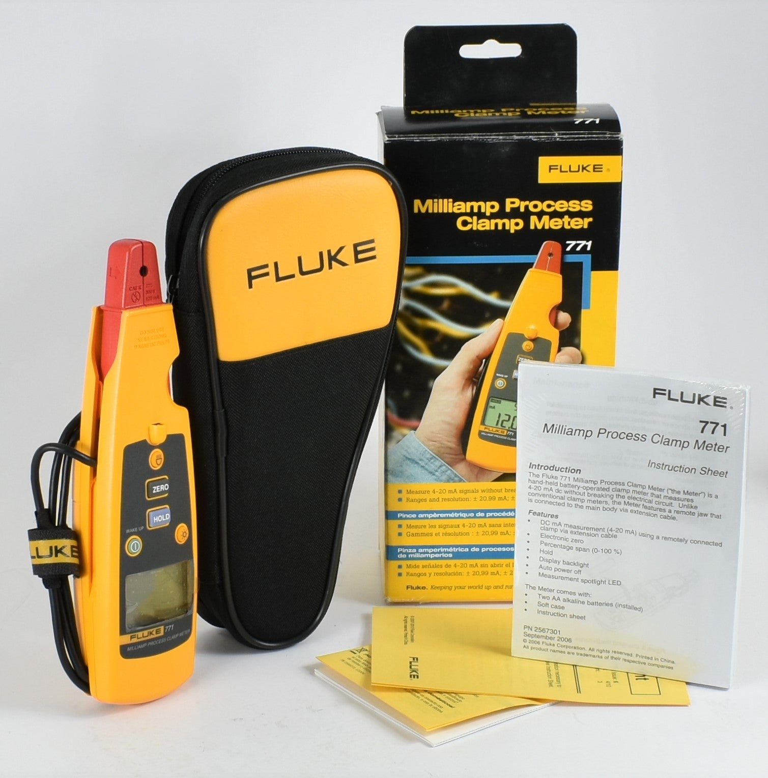 Fluke 771 Milliamp Process Clamp Meter