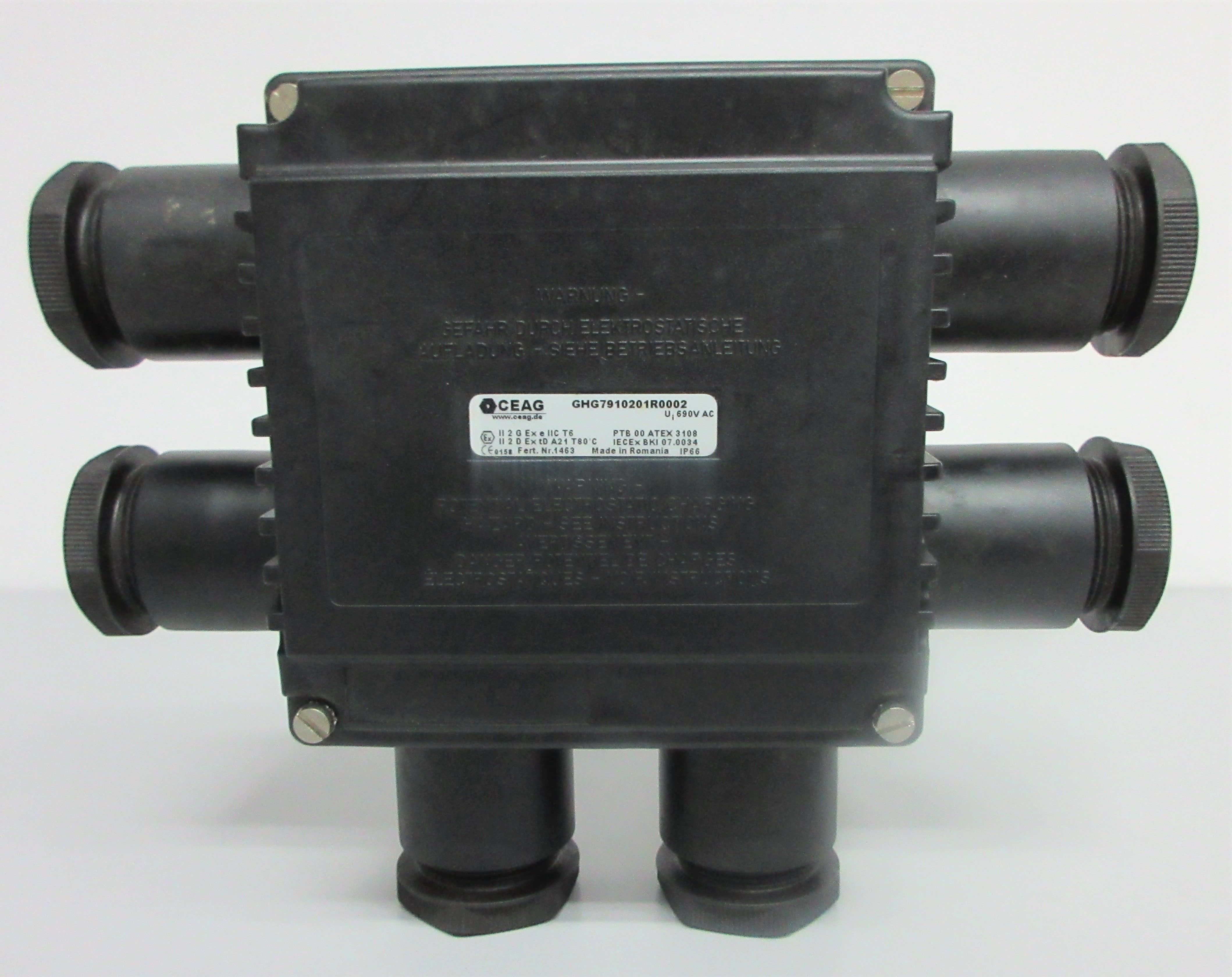 Analog.man junction box 美品 レア CEAG / EATON EX-JUNCTION BOX, 4 + 1PE & 6/ 8 + 2PE PILLAR