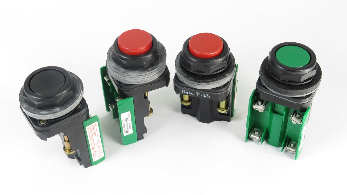 ALLEN BRADLEY / ROCKWELL PUSH BUTTON, 800H-AR1AP/ AR2AP/ BR6AP/ FRXT6AP
